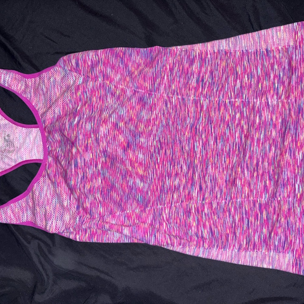 Women's Pink Athletic Tank Top